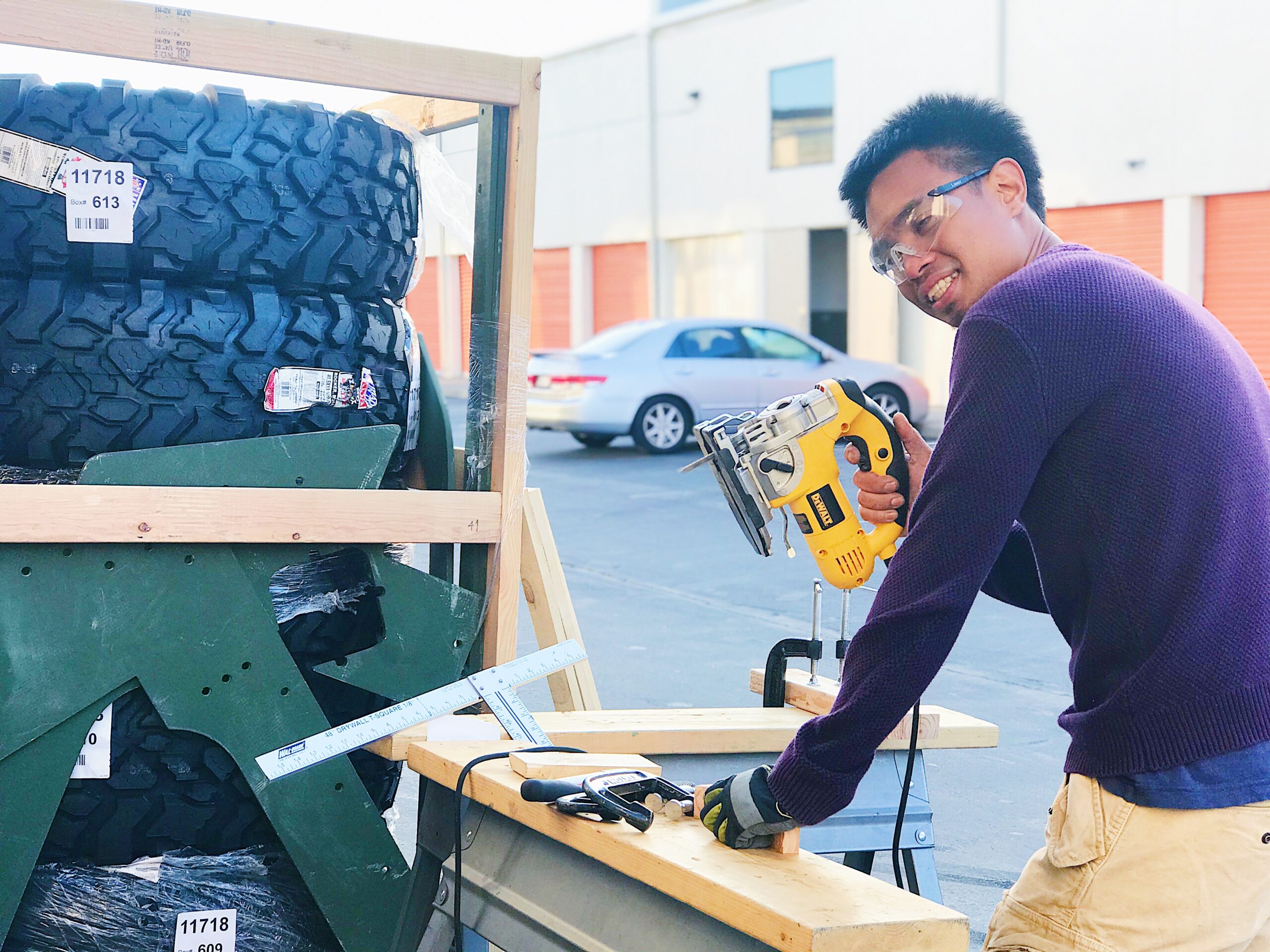 Behind the scene of our packing workshop